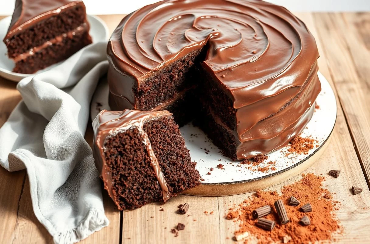 Bolo de Chocolate com Manteiga