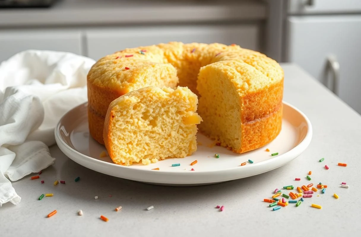 Bolo de Maisena Fofinho e Fácil para o Lanche Perfeito Imagem de Destaque