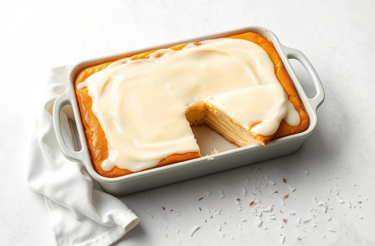 Bolo de Mandioca com Leite Condensado – Cremoso e Irresistível Imagem de Destaque