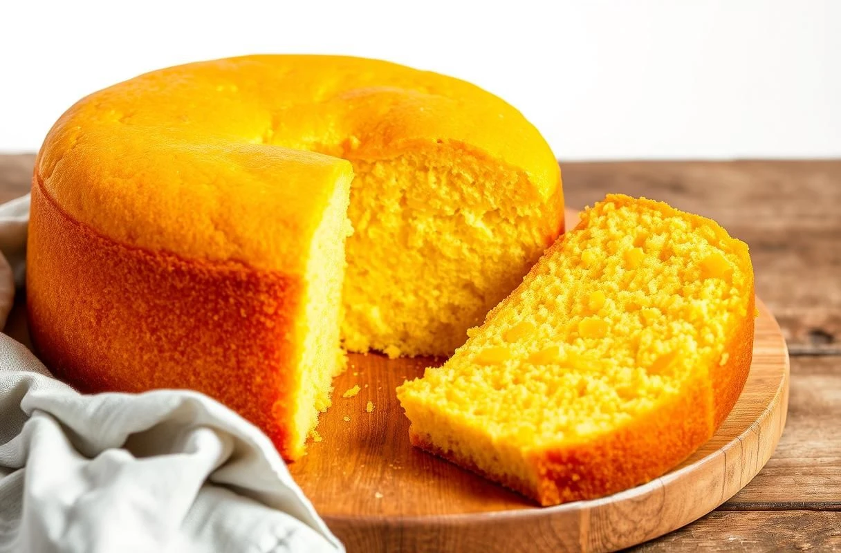 Bolo de Milho com Trigo