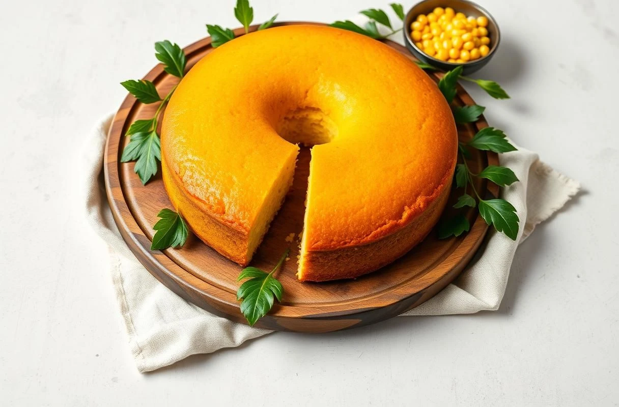 Bolo de Milho de Lata com Flocos
