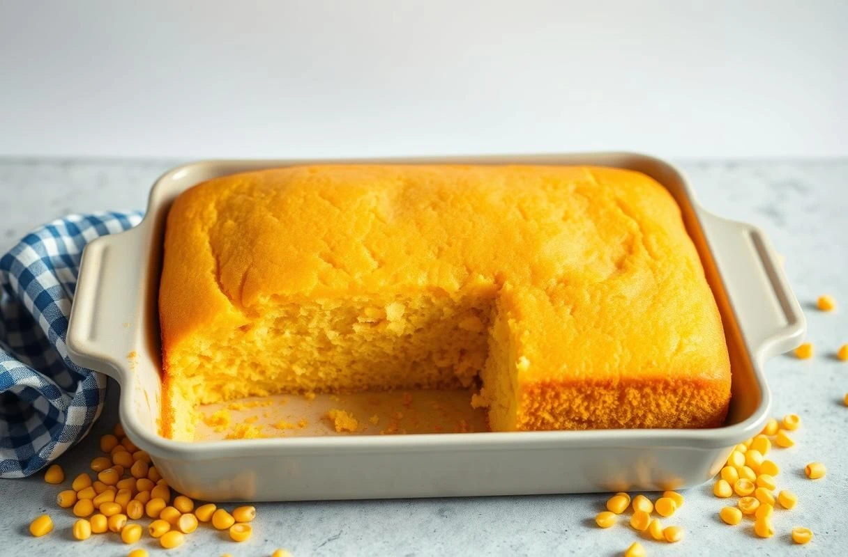 Bolo de Milho de Latinha com Flocos