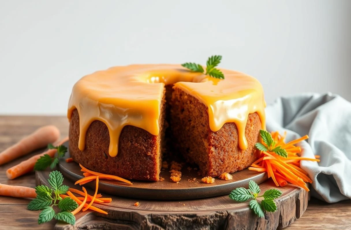 Calda Para Bolo de Cenoura Cremosa Fácil e Irresistível Imagem de Destaque