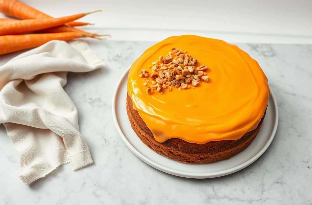 Cobertura Bolo de Cenoura Durinha Tradicional Cremosa e Prática Imagem de Destaque