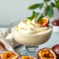 Mousse de Maracujá Sem Gelatina