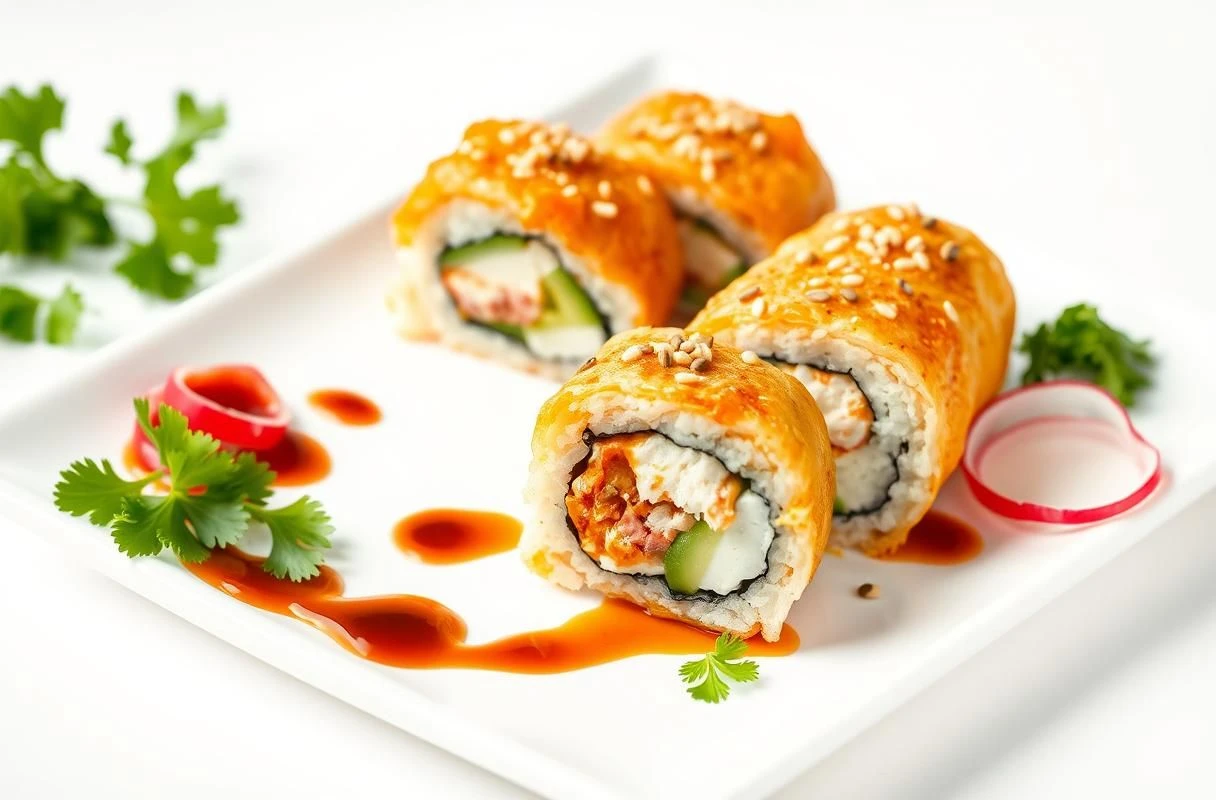 Sushi Hot Roll Cremoso e Fácil para Você Fazer em Casa Imagem de Destaque